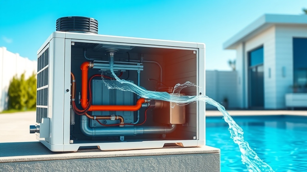 איך משאבת חום לבריכה עובדת?