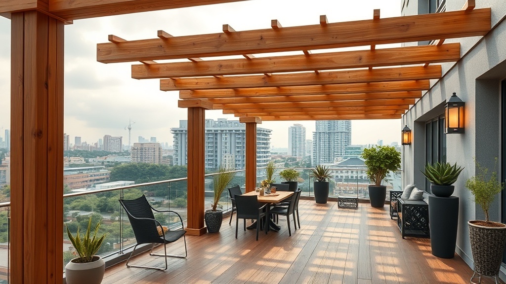 יתרונות של פרגולה למרפסת מעץ